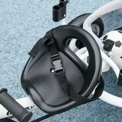 HOMCOM 6 in 1 Kids Trike with Parent Handle, Canopy, 5-point Safety Belt, Storage, Footrest, Brake, for 1-5 Years, Green - 8