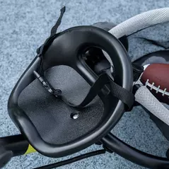 HOMCOM 6 in 1 Kids Trike with Parent Handle, Canopy, 5-point Safety Belt, Storage, Footrest, Brake, for 1-5 Years, Grey - 8