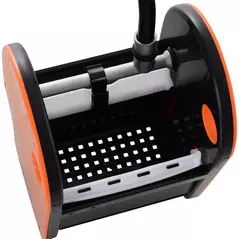 HOMCOM 25L Mop Bucket, with Wringer, Wheels and Handle - Orange - 9