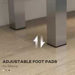 HOMCOM Five-Shelf Shoe Storage Cupboard - White - 7