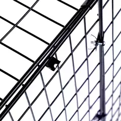 HOMCOM Extendable Fire Guard Screen, Freestanding Fire Screen Spark Guard, Folding Fireplace Cover, Wire Mesh, Child & Pet Safety Barrier for Fireplaces, 81.5-160cm, Black - 8