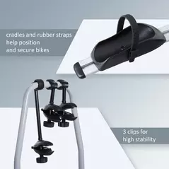 HOMCOM Bike Rack Bicycle Carrier Rear Rack - 5