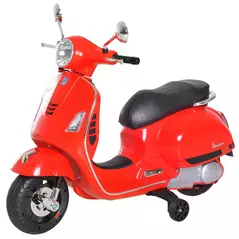 HOMCOM Kids Ride On Motorcycle, 6V, W/LED Lights-Red - 9