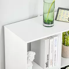 HOMCOM 6-Cube Bookshelf - White - 8