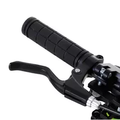 HOMCOM Kick Scooter, Folding 2 Wheel Scooter with Dual Brake System, Dual Suspension, 230mm Big Wheels and 3 Adjustable Handlebar, for 14+ Teens Adults, up to 100KG, Green - 7