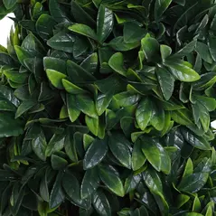 Outsunny Set of 2 Artificial Plants White Rose Floral in Pot, Fake Plants for Home Indoor Decor, 90cm, Yellow - 9