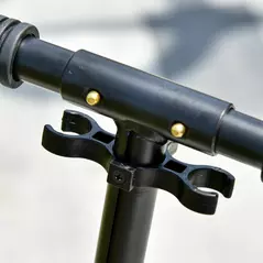 HOMCOM Teen/Adults Aluminium Folding Kick Scooter w/ Shock Mitigation System Silver - 8