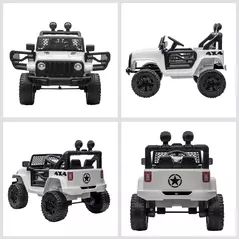 HOMCOM 12V Kids Electric Ride On Car Truck Toy SUV with Remote Control for 3-6 Yrs - 7