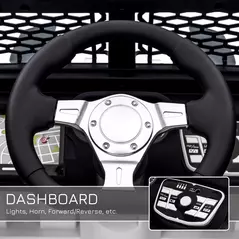 HOMCOM 12V Kids Electric Ride On Car Truck Toy SUV with Remote Control for 3-6 Yrs - 5