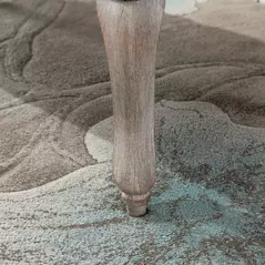 HOMCOM Tufted Upholstered Accent Bench Window Seat Bed End Stool Fabric Ottoman for Living Room, Bedroom, Hallway - 8