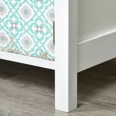 HOMCOM Drawer Table Sideboard Multi-purpose Storage Chest Shabby Chic Entryway Living Room Bedroom Furniture Organizer Unit - 9