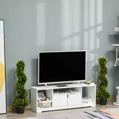 Outsunny 90cm/3FT Artificial Trees, Spiral Topiary Trees w/ Pot Set Of 2, Fake Indoor Greenery Plant Home Office Garden Decor Green - 2