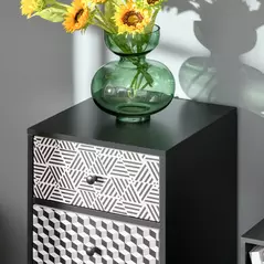 HOMCOM Chest of Drawers, 5 Drawer Dresser, Vertical Storage Organizer Unit for Bedroom, Living Room - 9