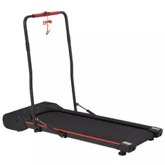 HOMCOM Foldable Walking Machine Treadmill 1-6km/h with LED Display & Remote Control Exercise Fitness for Home Office - 1