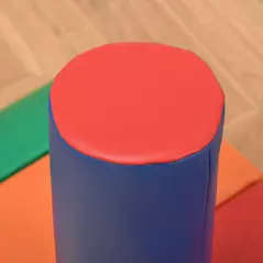 HOMCOM Soft Play Set, 7 Piece Foam Blocks, Toddler Climb and Crawl Activity Set for 1-3 Years, Soft Play Equipment for Building and Stacking, Educational Play, Red - 9