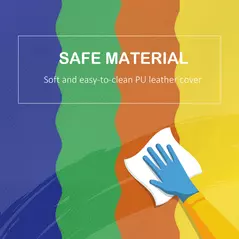 HOMCOM Soft Play Set, 7 Piece Foam Blocks, Toddler Climb and Crawl Activity Set for 1-3 Years, Soft Play Equipment for Building and Stacking, Educational Play, Red - 7