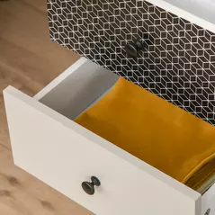 HOMCOM Chest of Drawers, 5 Drawer Dresser, Vertical Storage Organizer Unit for Bedroom, Living Room - 8