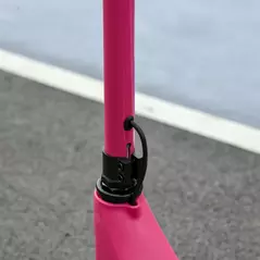 HOMCOM Electric Scooter for Kids 6+, Foldable E Scooter, Up to 8 KM/H, Maximum Range 6 KM, Adjustable Height, Pink - 9