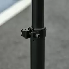 HOMCOM Electric Scooter, 120W Motor E-Scooter, Adjustable Height, Rear Brake for Ages 6+ Years - Black - 8