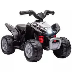 AIYAPLAY Honda Licensed Kids Electric Quad Bike, 6V ATV Ride On for Ages 1.5-3 Years, Black - 1