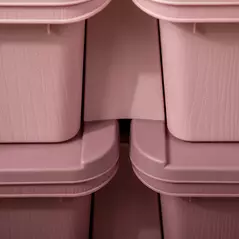 HOMCOM Kids Storage Unit, with Six Drawers - Pink - 8