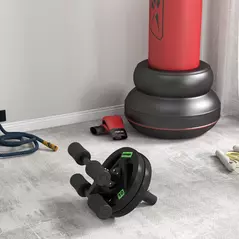 SPORTNOW Two 5kg Olympic Weight Plates, Tri-Grip Rubber-Coated Barbell Weights, with 5cm Holes, for Home, Gym, Office - 9