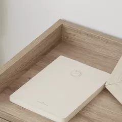 HOMCOM Floating Nightstands Set of 2, Wall Mounted Bedside Table with Drawer for Bedroom, Natural - 9