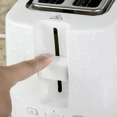 HOMCOM 1.7L 3000W Fast Boil Kettle & 2 Slice Toaster Set, Kettle and Toaster Set with Auto Shut Off, Browning Controls, White - 9