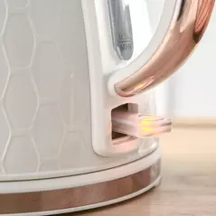 HOMCOM 1.7L 3000W Fast Boil Kettle & 2 Slice Toaster Set, Kettle and Toaster Set with Auto Shut Off, Browning Controls, White - 8