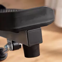 HOMCOM Adjustable Twist Stepper Fitness Step Machine, LCD Screen, Height-Adjust Handlebars, Home Gym, Silver and Black - 8