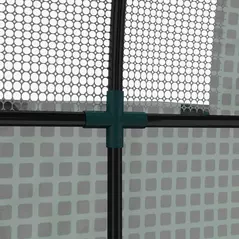 Outsunny 180 x 180cm Walk-In Polytunnel Greenhouse - Green - 9