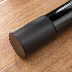 HOMCOM Adjustable Twist Stepper Fitness Step Machine, LCD Screen, Height-Adjust Handlebars, Home Gym, Black and Blue - 9