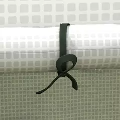 Outsunny Greenhouse Cover Replacement Walk-in PE Hot House Cover with Roll-up Door and Windows, 140 x 143 x 190cm, White - 8