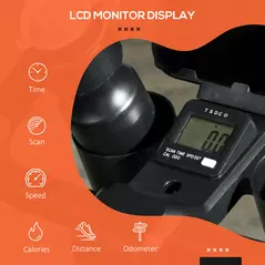 SPORTNOW Magnetic Indoor Cycling Bike, Exercise Bike with Silent Flywheel, LCD Display, Tablet Holder, Comfortable Seat - 7