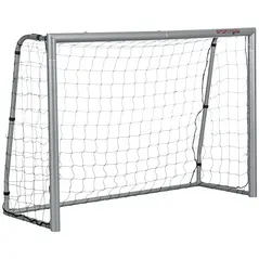 SPORTNOW 8ft x 5ft Football Goal, Football Net for Garden with Ground Stakes, Quick and Simple Set Up - 1