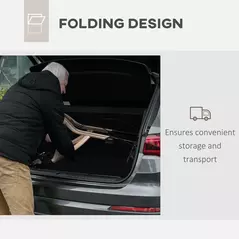 HOMCOM 3 Wheel Rollator, Lightweight Aluminium Tri Walker with Adjustable Handle, Storage Bag and Dual Brakes, Folding Mobility Walking Aid for Elderly, Handicapped, 5.3kg, Gold Tone - 6