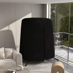Outsunny 196 x 230 cm Hanging Egg Chair Protective Cover - Black - 7