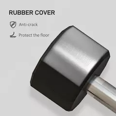 SPORTNOW Dumbbells Weights Set with 12-Sided Shape and Non-Slip Grip for Men Women Home Gym Workout, 2 x 4kg - 5