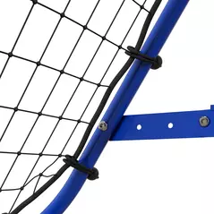 HOMCOM Adjustable Rebounder Net Kickback Target Goal for Teens Adults Training, Blue - 9