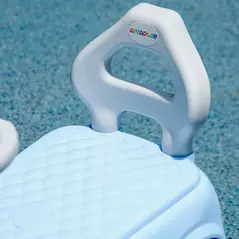 AIYAPLAY Foot To Floor Ride On Car Sliding Car w/ Air Horn, Anti-Over-Backwards, 18 to 36 Months - Light Blue - 8