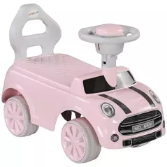AIYAPLAY Foot To Floor Ride On Car Sliding Car w/ Air Horn, Anti-Over-Backwards, 18 to 36 Months - Pink - 1