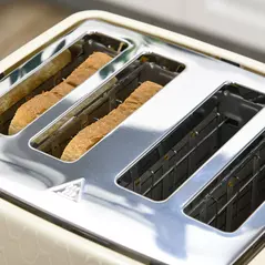 HOMCOM Kettle and Toaster Set, 1.7L 3000W Fast Boil Jug Kettle, 4 Slice Toaster with 7 Level Browning Controls, Beige - 8