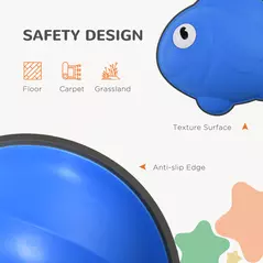 AIYAPLAY 6 Pcs Balance Stepping Stones Kids for Sensory with Non-slip Edge, Stackable Outdoor Indoor Obstacle Course - 6