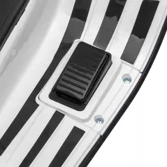 AIYAPLAY 12V Vespa Licensed Kids Electric Motorbike w/ Music, Lights, FM Radio, for 3-6 Years - White - 9