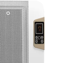 HOMCOM Mica Electric Space Heater, Portable Heater for Home with 2 Heat Settings, Living Room, Study, Garage, Adjustable Temperature 18-30°C, 1000W/2000W, White - 8