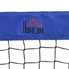 HOMCOM Set of 2 Football Goal Net 6 x 3 ft Foldable Outdoor Sport Training Teens Adults Football with Carrying Bag Blue - 8