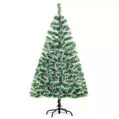 HOMCOM 5FT Indoor Christmas Tree Artificial Decoration Xmas Gift with Metal Stand Branch Tips - 1