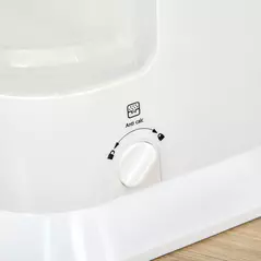 HOMCOM Upright Garment Clothes Steamer with 6 Steam Setting, 45s Fast Heat-up, 1.7L Water Tank and 35g/min steam flow, Wrinkle and Odour Remover Suitable for all Fabrics, 1960W, White - 9