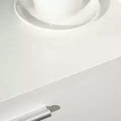 HOMCOM Kitchen Cupboard, Modern Kitchen Storage Cabinet with Shelves and Drawer, Free Standing Kitchen Sideboard, 166 cm, White - 9