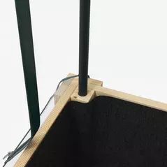 Outsunny Wooden Planter Box with Greenhouse Cover and Bed Liner, Raised Garden Bed for Vegetables, Flowers, Herbs - 8